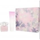 VERSACE BRIGHT CRYSTAL 3 PCS SET: 3 OZ EDT SP + 3.4 B/L + DOPP KITT