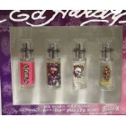 ED HARDY 4 PCS MINI SET women: 4 PCS * 7.5 ML SP 1.7 /3.4/6.7 OZEDP SP