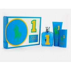 POLO BIG PONY #1 BLUE 3 PCS SET FOR MEN: 4.2 SP