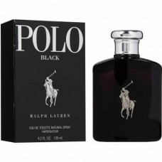 POLO BLACK FOR MEN By RALPH LAUREN -  1.4 / 4.2 & 6.7 EDT SP 