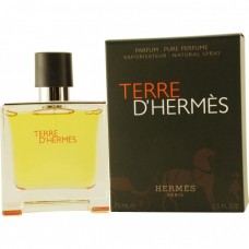 TERRE D'HERMES 2.5 / 3.3 / 6.7 Oz. PARFUM SP FOR MEN By HERMES