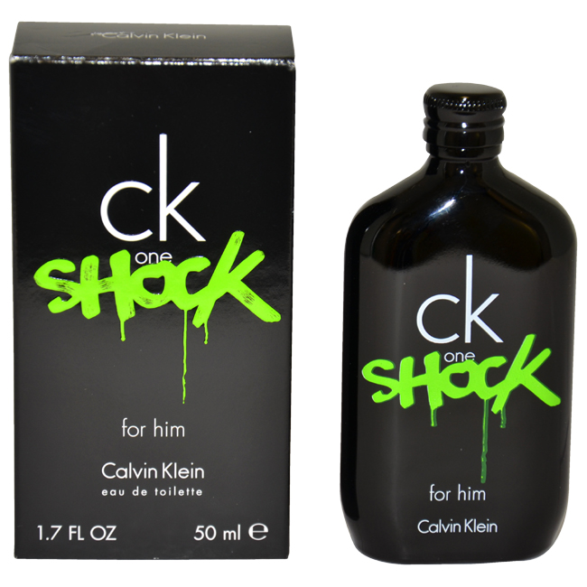 CK ONE SHOCK FOR MEN BY CALVIN KLEIN - 3.4 / 6.8 Oz. EDT SP