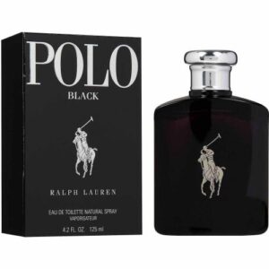 POLO BLACK FOR MEN By RALPH LAUREN - 1.4 / 4.2 & 6.7 EDT SP