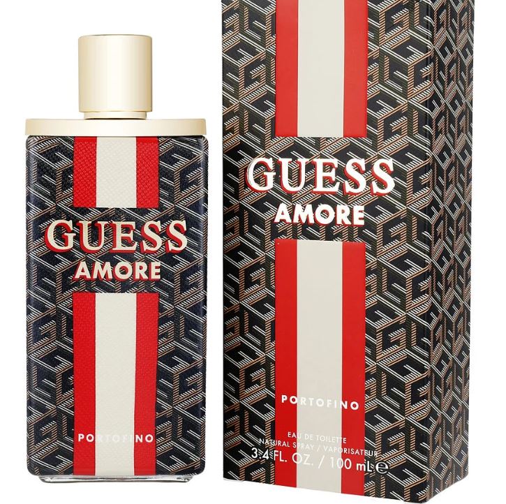 GUESS AMORE PORTOFINO(U)EDT SP 3.4oz(LI FREE)