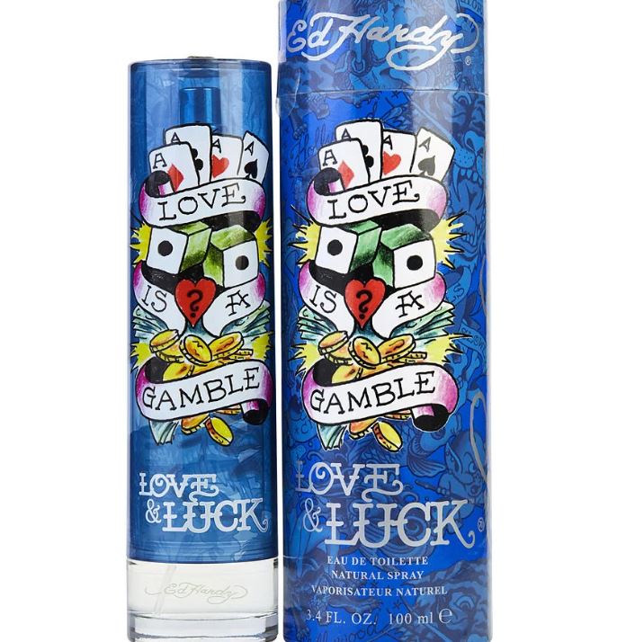 ED HARDY LOVE&LUCK(M)EDT SP 3.4oz(LI FREE)