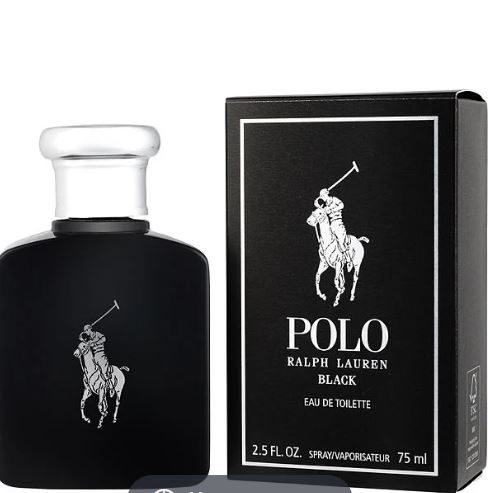 POLO DOUBLE BLACK By Ralph Lauren For Men - 2.5 EDT SPRAY